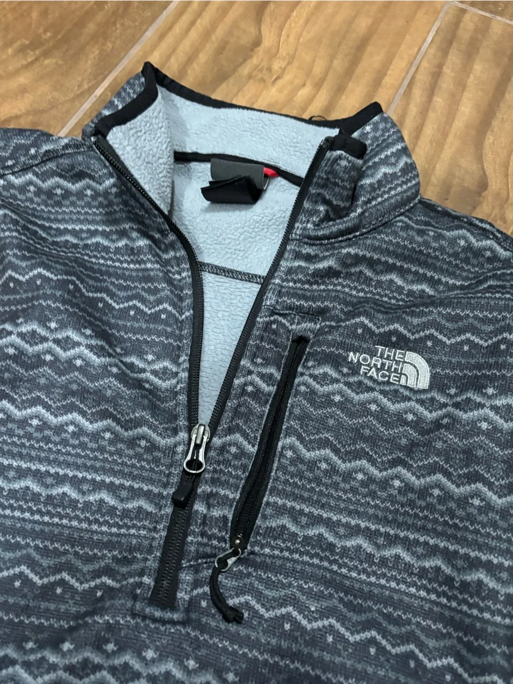 The North Face stay warm
